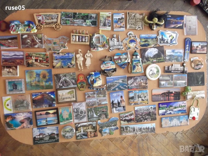 Лот от 66 бр. магнити за хладилник, снимка 1