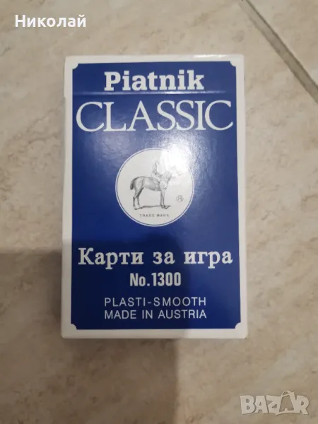 Нови карти за игра Piatnic classic № 1300 , снимка 1