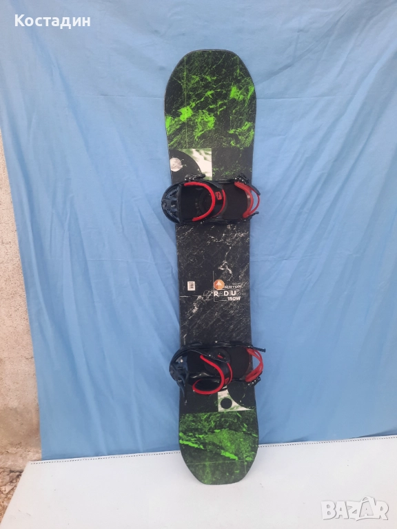 сноуборд 160см.  BURTON RADIUS, FLATtop с автомати, снимка 1