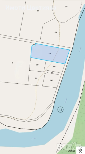 Парцел на самия бряг на река Тунджа, снимка 1