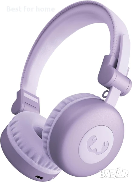 Bluetooth слушалки с микрофон и гласов асистент,3 цвята-черен, лилав, кремав, снимка 1