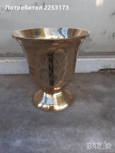 Голяма индийска рисувана чаша, снимка 1