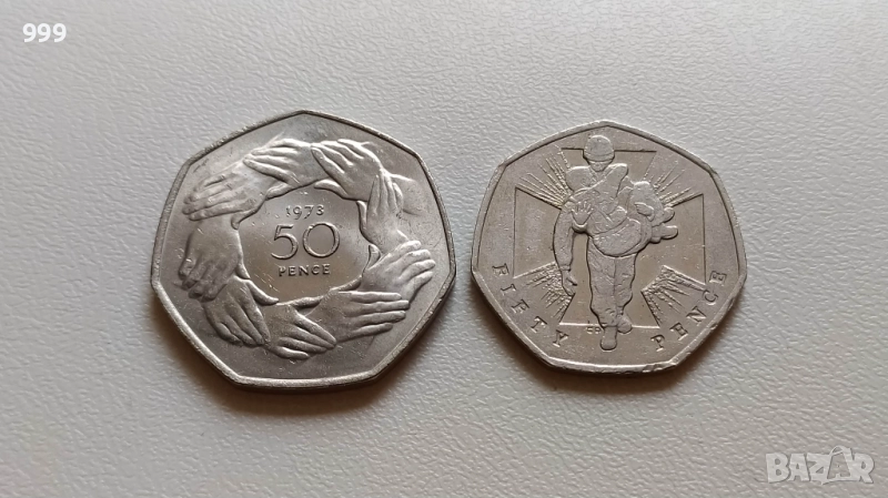50 пенса Великобритания - Възпоменателни, снимка 1