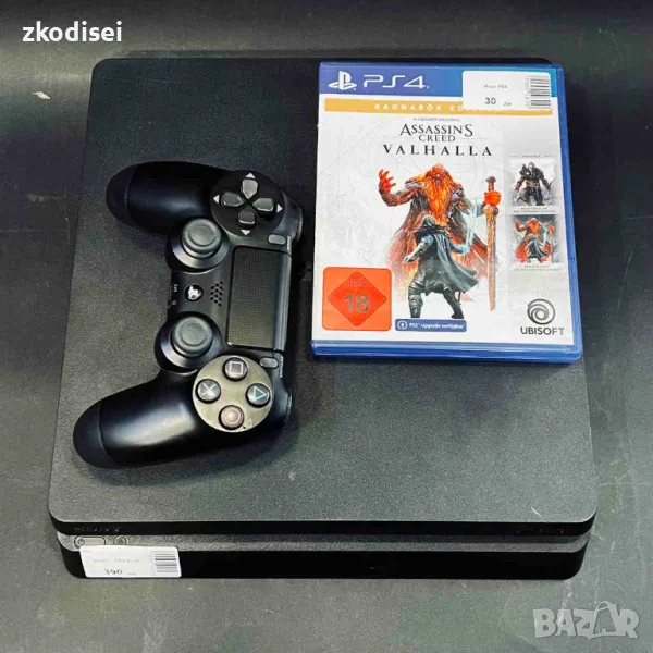 Конзола Sony Play Station 4 SLIM с 1бр. джойстик и 1бр. игра, снимка 1