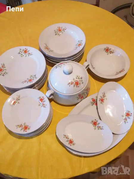 Български порцеланов сервиз, снимка 1