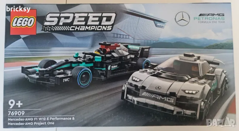 Нов LEGO 76909 Speed Champions Mercedes-AMG F1 W12 E Performance и Mercedes-AMG Project One, снимка 1