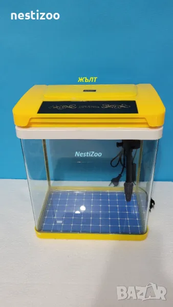 Панорамни Аквариуми-7,18,32 литра-4 цвята, снимка 1