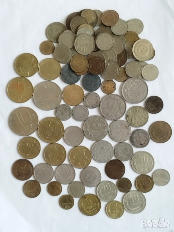 Български монети 105 бр., снимка 1