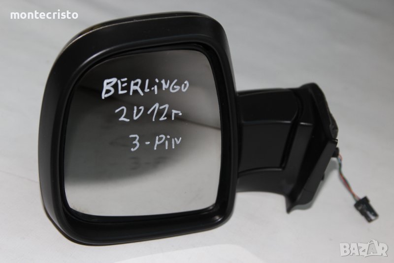 Ляво електрическо огледало Citroen Berlingo (2012-2015г.) facelift / 3 пина, снимка 1