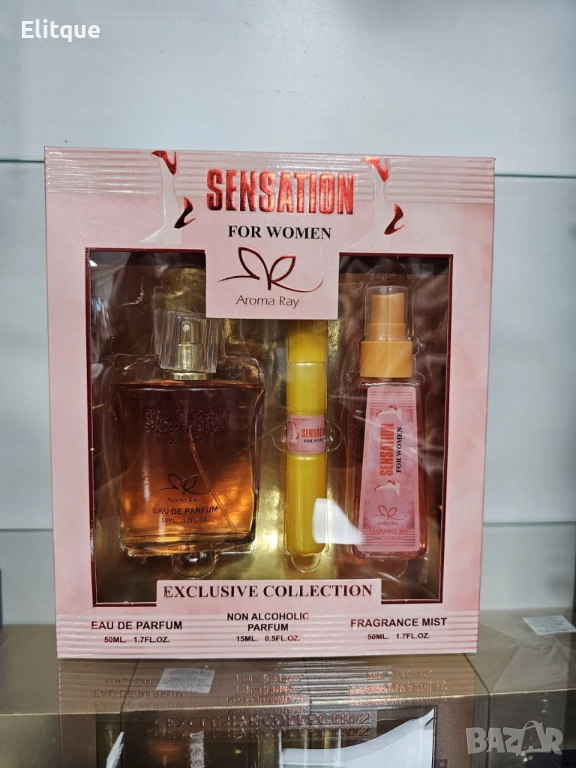 Подаръчен сет Sensation For Women Exclusive Collection Eau De Parfum 50ml  , снимка 1
