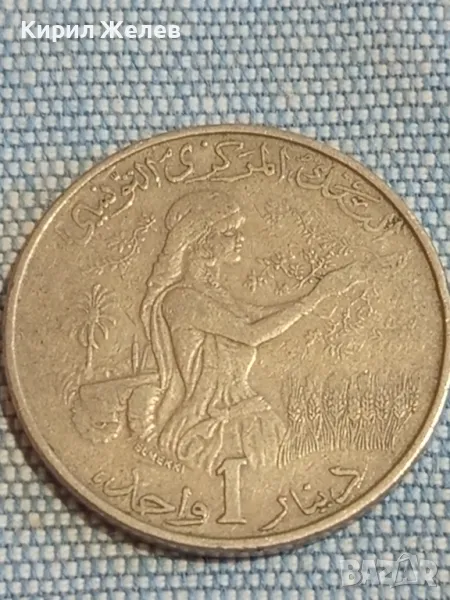 Монета 1 динар 1983г. Република Тунис за КОЛЕКЦИОНЕРИ 40849, снимка 1