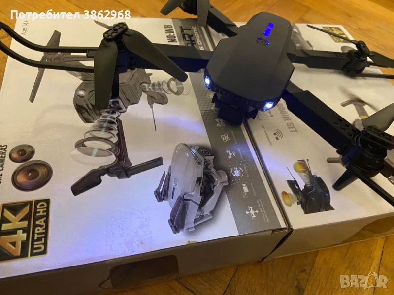 Дрон W8 4k HD SHOOTING, снимка 1