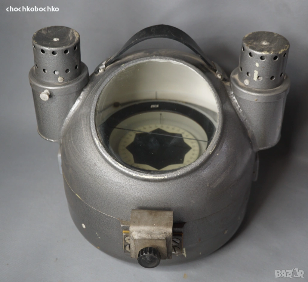 Стар Руски корабен компас КМ100-М3, снимка 1