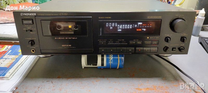 Триглав касетен дек от висок клас Пайнер СТ 757, снимка 1