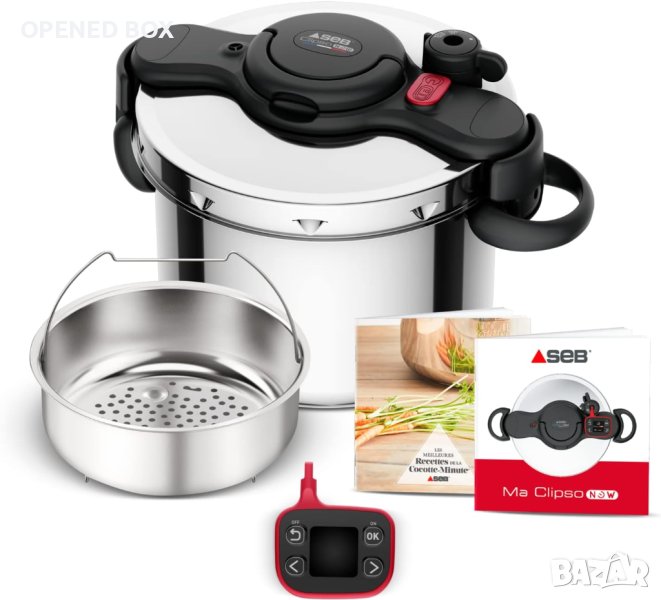 Seb Тенджера под налягане неръждаема стомана, 9 л, P4900750_9L, снимка 1