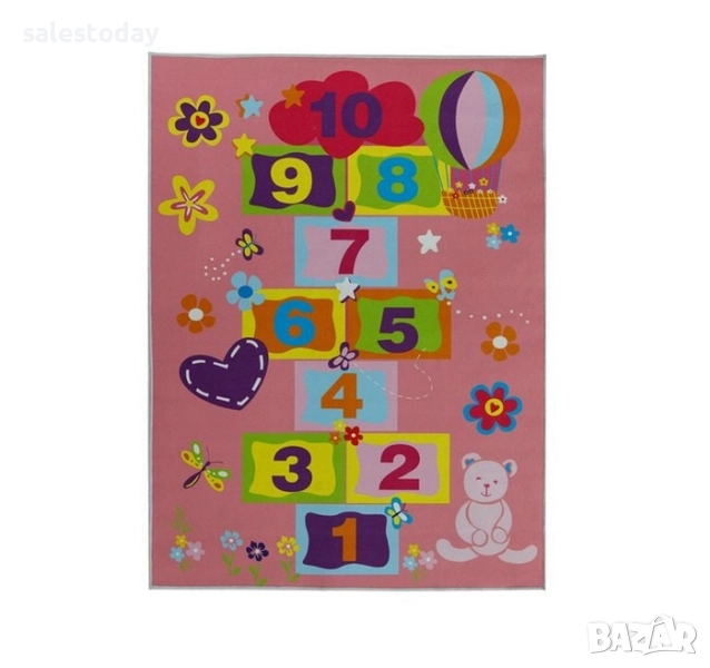 Детски килим, Игра на дама, 120см, снимка 1