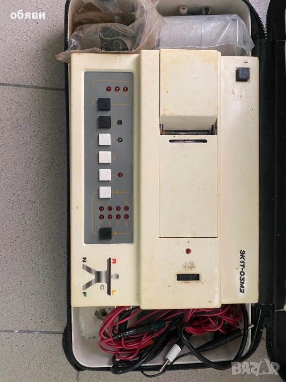  електрокардиограф работещ в много добро състояние, снимка 1