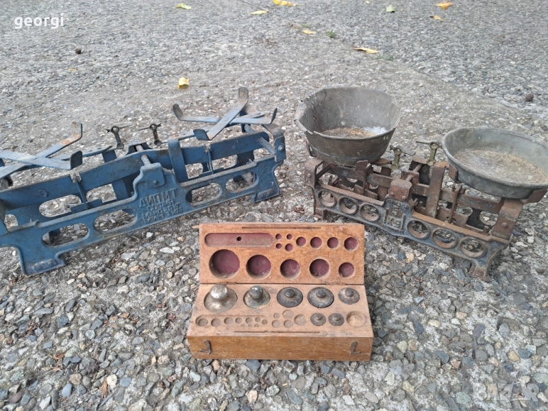 стари кантари с теглилки антика, снимка 1