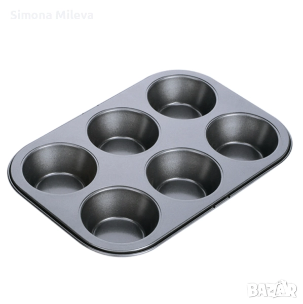 Форма за печене Tescoma Delicia, 6 мъфин, снимка 1
