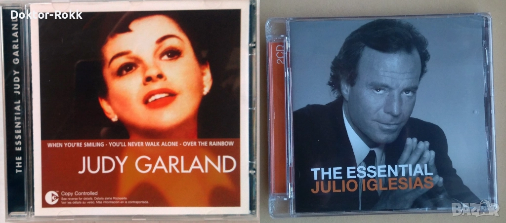 Julio Iglesias + Judy Garland - CD - оригинални дискове, снимка 1