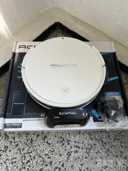 Робот Прахосмукачка ROWENTA X-PLORER Animal Serie 40 RR7267WH, 33W, Сухо + Мокро Почистване!, снимка 1