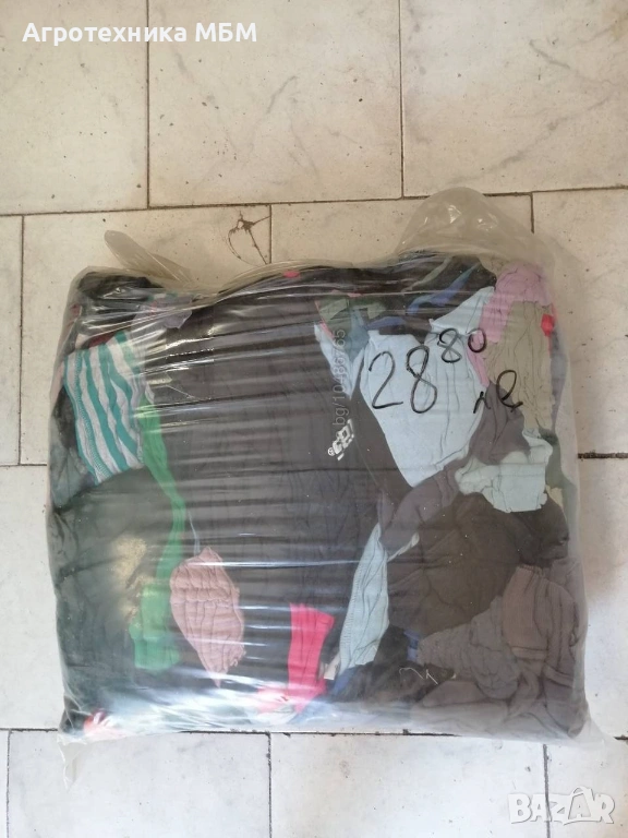 Памучни парцали нарязани 10 кг (2,88 лв/кг), снимка 1