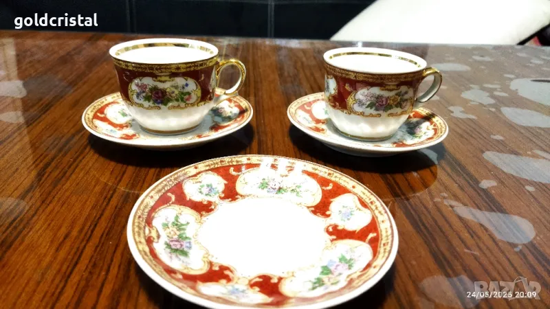 Стар български порцелан чаши за кафе, снимка 1