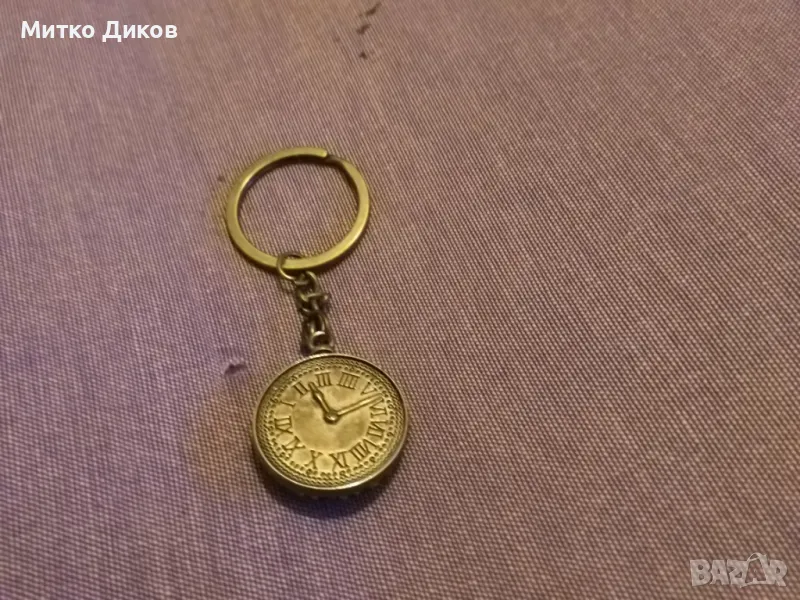 Ключодържател винтидж часовник, снимка 1