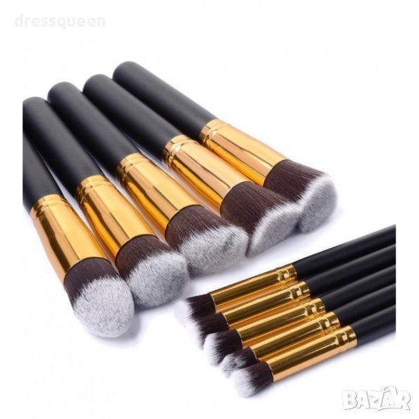 1573 Комплект четки за грим с мек косъм , снимка 1