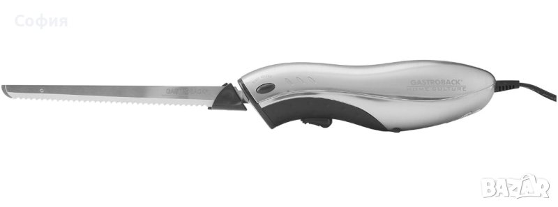 Електрически нож Gastroback, 2 нова и дървена поставка, снимка 1