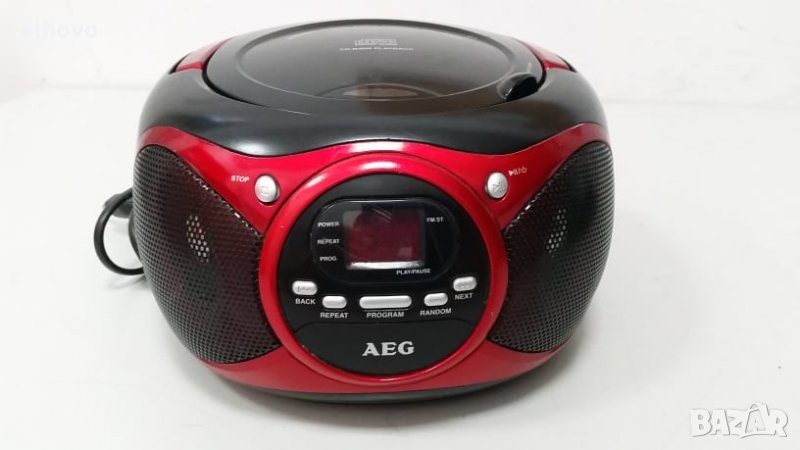 CD player с радио AEG SR 4351-червен, снимка 1