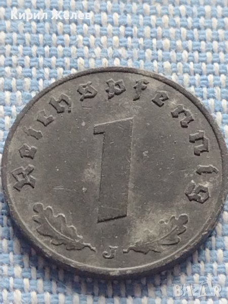 Монета 1 райхсфенинг 1942г. Германия Трети Райх с СХВАСТИКА за КОЛЕКЦИЯ 26691, снимка 1