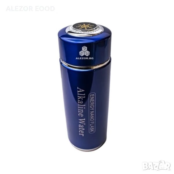 Бутилка 300 ml от неръждаема стомана с нано филтър за алкализаране и йонизиране на вода, снимка 1