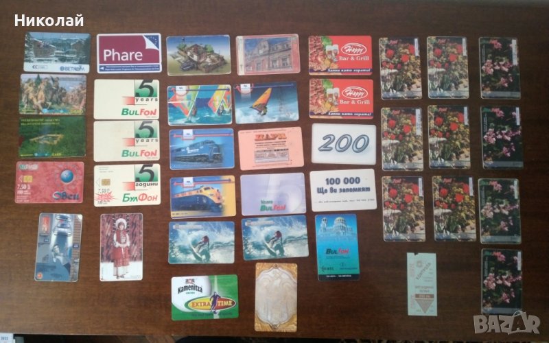 Фонокарти / BulFon / BETKOM / МОБИКОМ, снимка 1