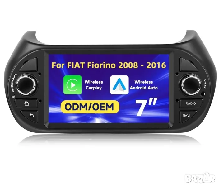Мултимедия за Fiat Fiorino, 2008-2016, навигация, Android, плеър, 2DIN, Андроид, Fiat Fiorino, снимка 1