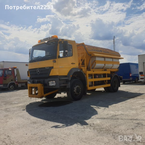 Mercedes AXOR 1824 / 4x4 Снегорин / 87300км. / Като нов !, снимка 1