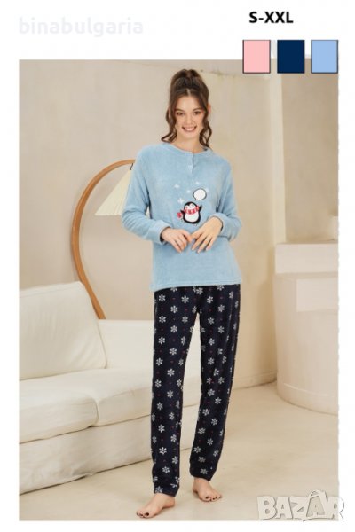 Ново ! Дамска Топла Пижама модел Пингвин, снимка 1