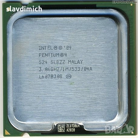 Процесор за компютър Intel Pentium 4 524 3.06 Ghz Socket 755 , снимка 1