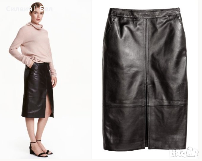 Кожена пола H&M , снимка 1