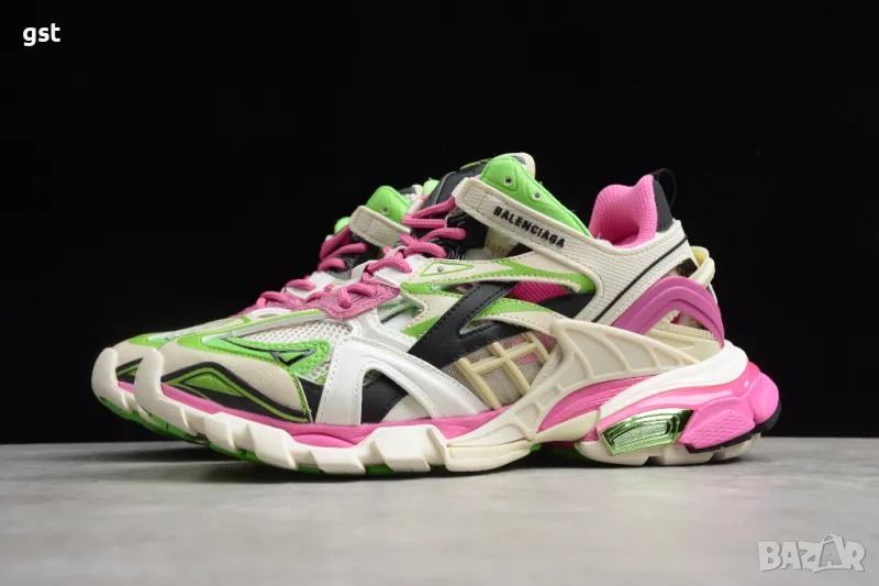 Редки Баленсиага Balenciag Track 2 Green Pink Маратонки Уникални , снимка 1