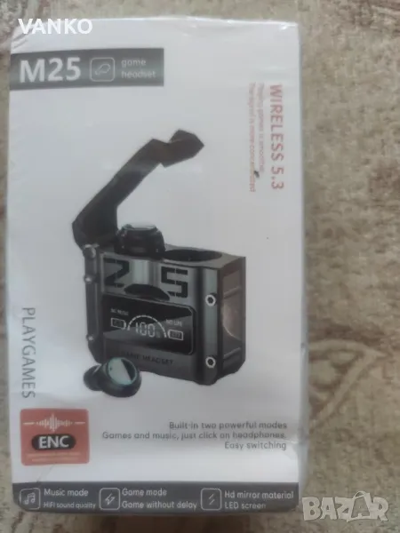 Bluetooth 5.3 Слушалки, снимка 1