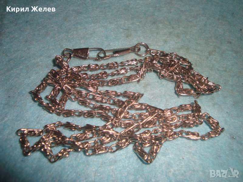 СТОМАНЕНА ВЕРИЖКА за ДАМСКА ЧАНТИЧКА ПОДХОДЯЩА и за КЮСТЕК за ДЖОБЕН ЧАСОВНИК НИКЕЛИРАНА 27068, снимка 1