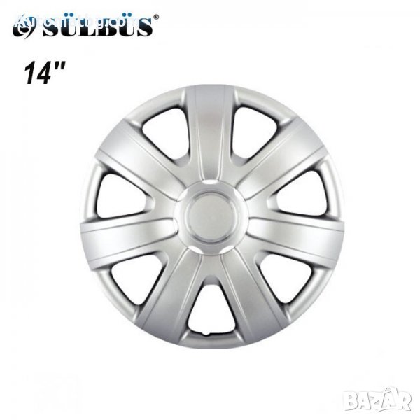 Комплект тасове Automat 224, Тасове за автомобил 14 цола, Сив, 4 броя, снимка 1