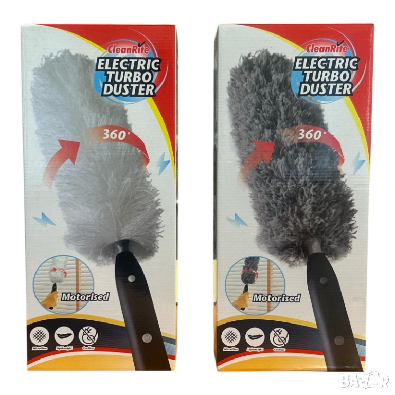 Нова Електрическа четка за прах - CleanRite Turbo Duster, снимка 1