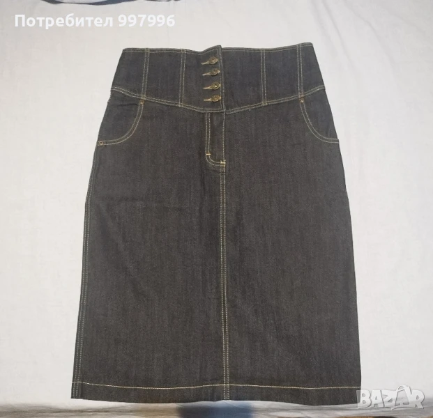 дънкова пола-ХЛ размер, снимка 1