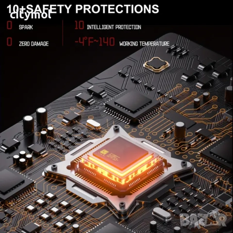 Стартерно устройство/Jump Starter за кола, Power Bank и фенер, снимка 2 - Аксесоари и консумативи - 52136713