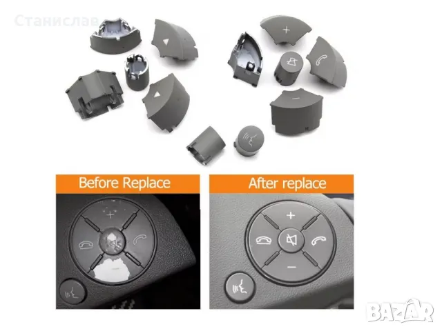 Mercedes GLK X204 Pre-Face Капачета за волан , снимка 4 - Части - 50218446