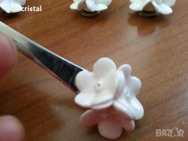  лъжички за кафе с порцелан , снимка 6 - Антикварни и старинни предмети - 40144888