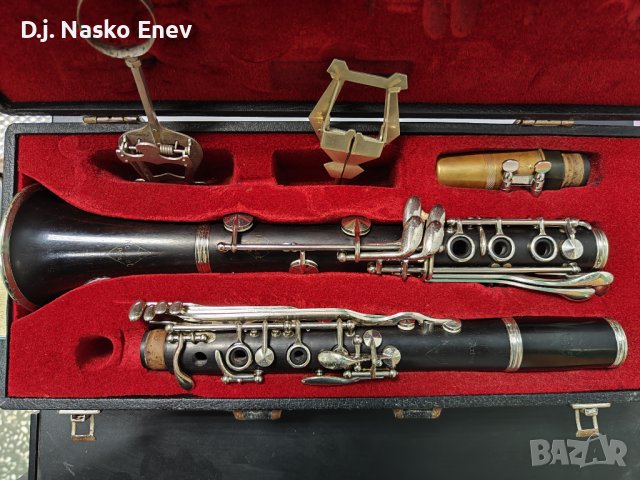 NOBLET ARTIST Model B-FLAT CLARINET - Професионален дървен кларинет с куфар /ПЕРФЕКТЕН/Made in Paris, снимка 2 - Духови инструменти - 37140661