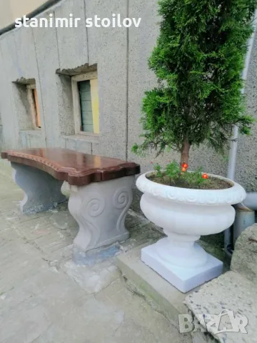 циментови пейки, снимка 1